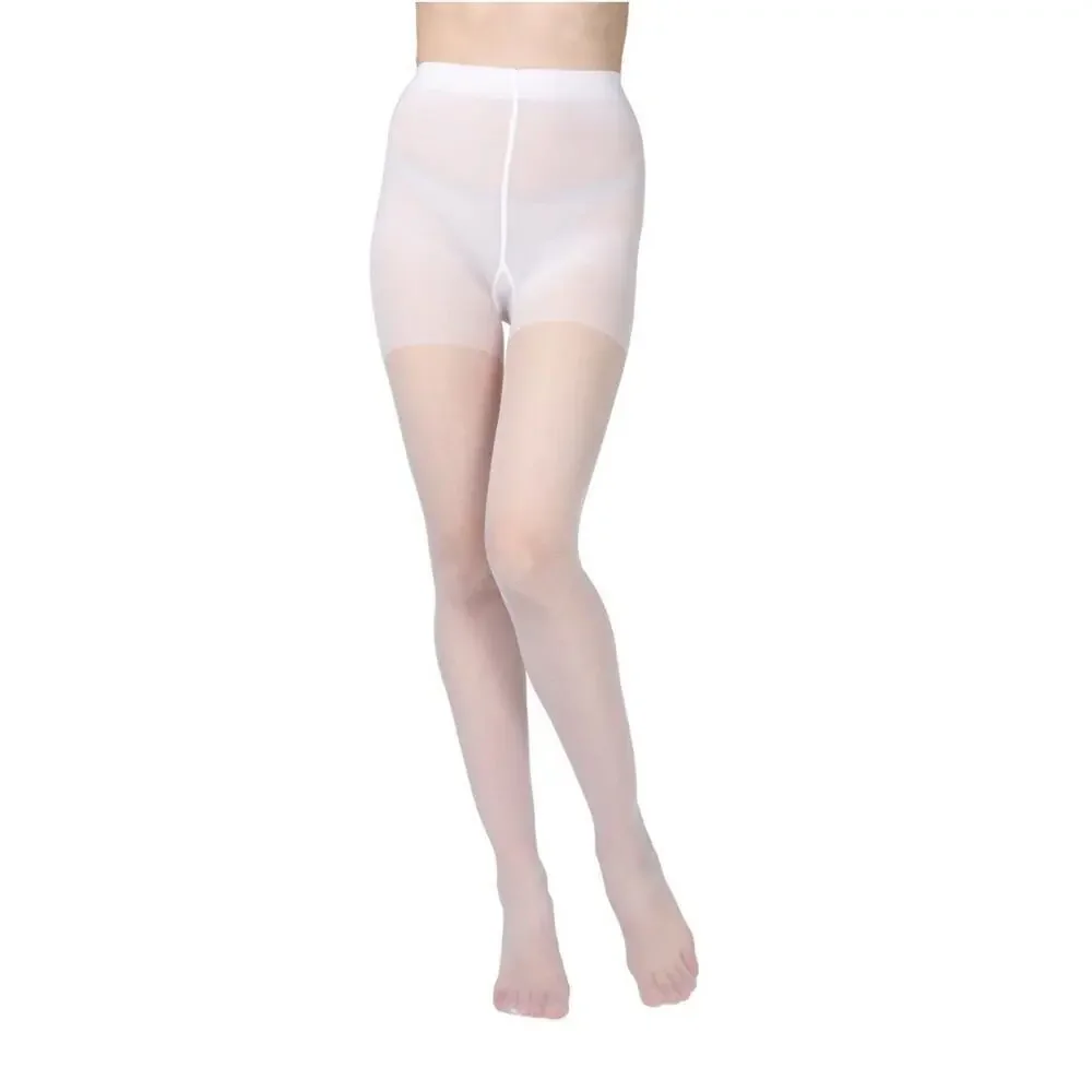 🦋B2G1🦋MeMOÍ Bridal ESSENTIALS White Satin Sheer Control Top Pantyhose